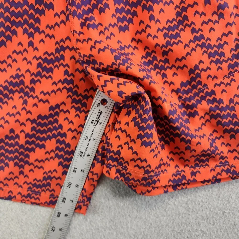 Fabletics Shorts Mens S Red Purple Fundamental II Boxer Lined 7" Training Gym - Picture 14 of 16